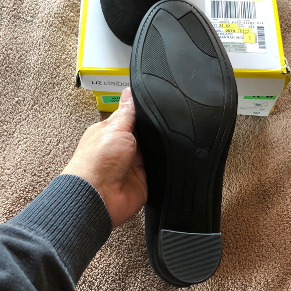 Liz Claiborne stacked block heel 12w new - Picture 3 of 6